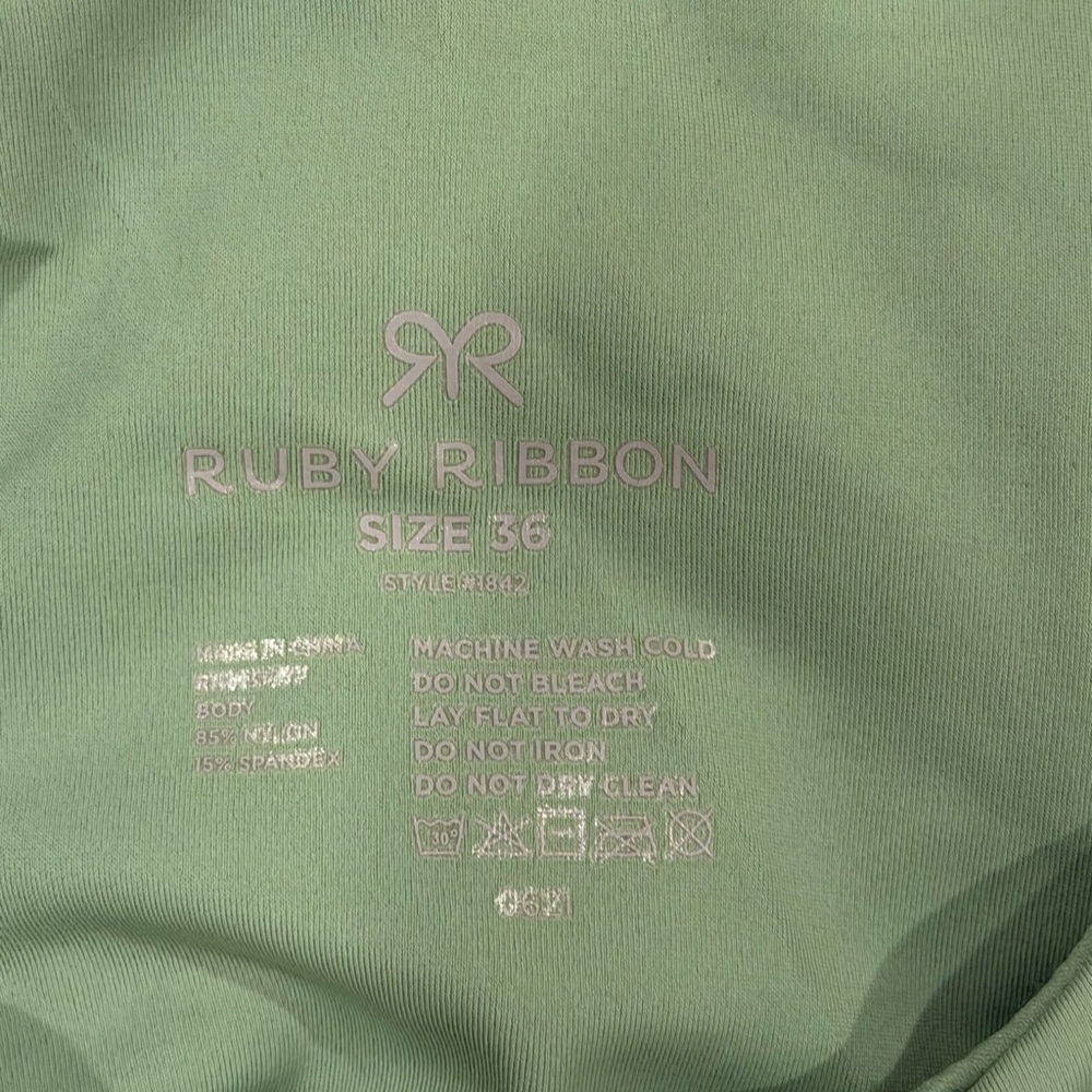 Ruby Ribbon Mint Green Tank Top - image 4